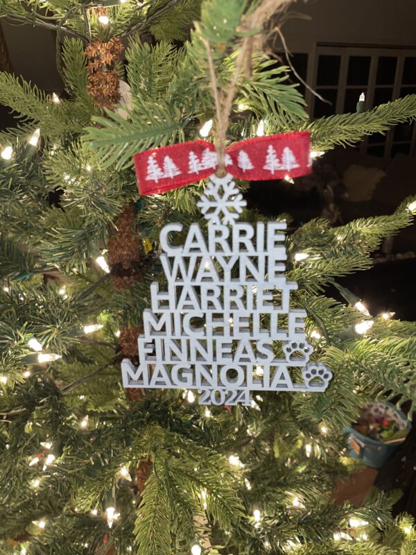 Family Names Ornament