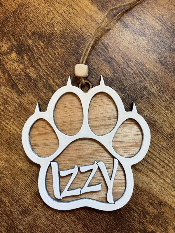 Paw Print with claws Ornament / Magnet