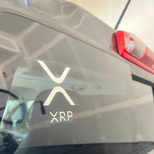XRP White Decal - 4"