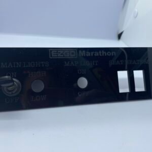 EZGO Marathon (other models likely, just have to measure the space) Dash switch plate
