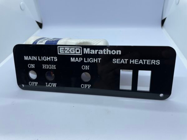 EZGO Marathon (other models likely, just have to measure the space) Dash switch plate - Image 3